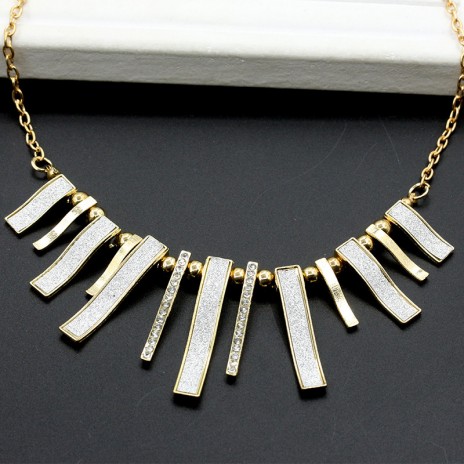 Long Strip White European Style Direct Factory Sale Black Rope String Necklaces