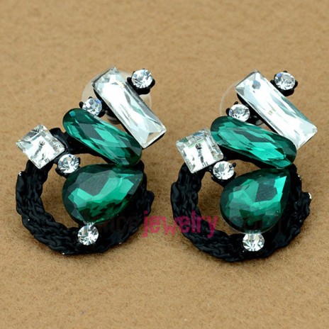 Personality series earrings decorated with different models