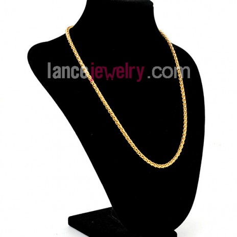 Special Golden Stainless Steel Necklace Chain