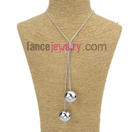 Nice acrylic beads pendant sweater chain