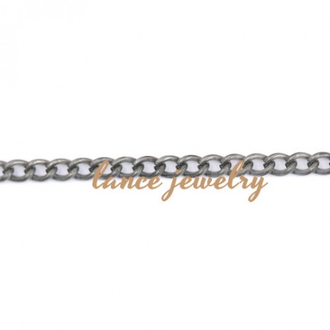 Wholesale Decorative White/Gold Plated Iron Chain for Jewelry