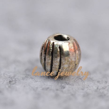 Best quality 0.63g bead shaped zinc alloy pendant