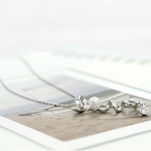 Korean Style Jewelry Wholesale Fashionable Graceful Easy-matching Short Paragraph Love Necklace
