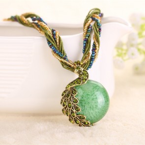 Factory Wholesale Bohemian Necklace Jewelry Retro Ethnic Exaggerated Female Necklace