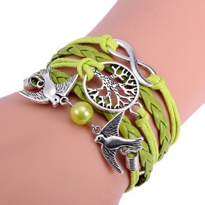 Aliexpress explosion model friendship bracelet handmade woven life tree bracelet