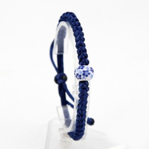 Jingdezhen Blue and White Porcelain Bracelet Original Handmade Woven Bracelet