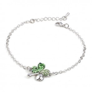 European And American Style Fashionable Bracelet Happy Clover With Four Leaves Bracelet