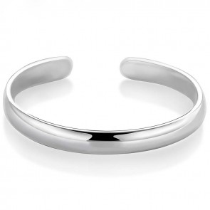 Smooth Fine Silver Bracelet 999 Sterling Silver Bracelet Opening Chaise Female Accessories