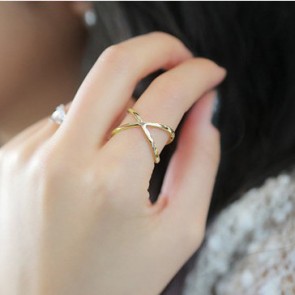 Exclusive! Your Five-pointed Star Korean Star Wholesale Opening from the Stars Dual High-end Custom Ring 