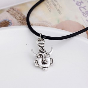 Supernatural Same Style Necklace Double-sided Three-dimensional Leather Cord Necklace