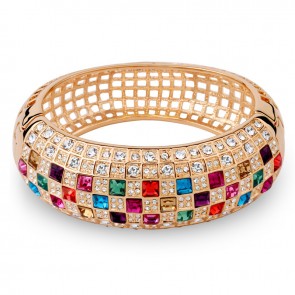  European and American Jewelry Wholesale Hot Queen Crystal and Diamond Bangle