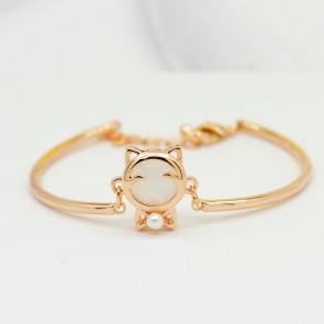 Value Recommendation Upscale Cat Gemstone Bracelet New Fashion Jewelry Alloy Opal Bracelet