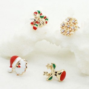 Exclusive New Style Customized Lovely Christmas Clip-on Earring