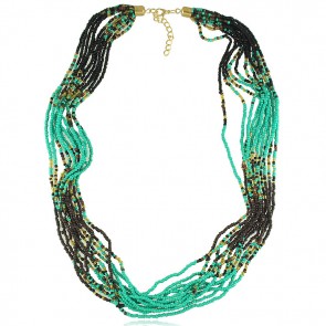 Hand Colored Beads Clavicle Chain Beachwear Accessories