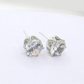 Korean Version of the New Luxury Fashion Zircon Crystal Earrings