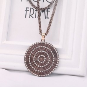 Simple Wild Long Sweater Chain Fashion Round Sweater Wholesale Manufacturers Chain  