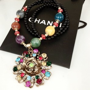 Vintage Carved Long Necklace Pendant Korean Fashion Wild Chain
