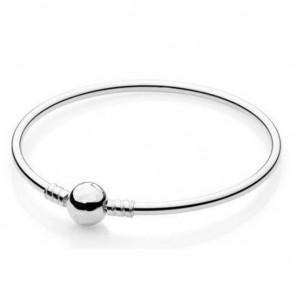 Factory Outlet Stainless Steel Pandora Pull Buckle Smooth Ball Bracelet 