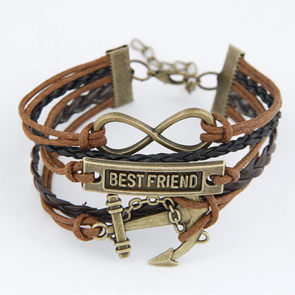 European And American Hot Selling Exaggerated Punk Retro Fashionable Easy-matching Bracelet