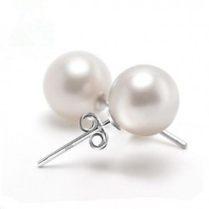 Korean New Style Jewelry High Imitation Pearl Mother Pearl 925 Sterling Silver Stud Earrings
