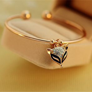 European And American Retro Crystal Rose Gold Lovely Shiny Diamond Bracelet