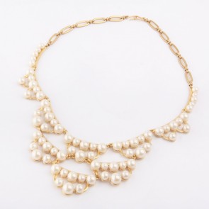 Factory Foreign Trade Jewelry Wholesale Short Paragraph Pearl Necklace