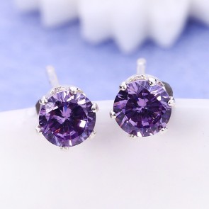 Korean New Style Ladies' Fashionable Individualized Exquisite Diamond Earrings