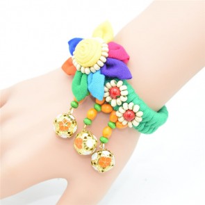 The new national wind bells Bracelet cloth fabric bracelet handmade flower bracelet