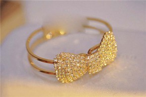 142 Shiny Claws Drilling Simple Spring Openings Bracelet Exquisite High-end Korean Imported Jewelry
