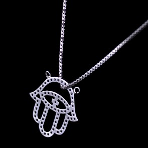 Hot Foreign Jewelry Hamsa Necklace The Hand Of Fatima Necklace