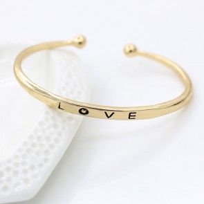European And American New Style Bracelet Jewelry Wholesale Metal Simple Love Bracelet