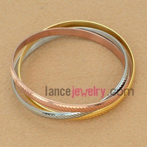Stainless Steel Bangle Set, 304 Stainless Steel