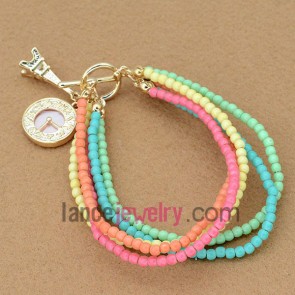 Colorful beading decoration bracelet 