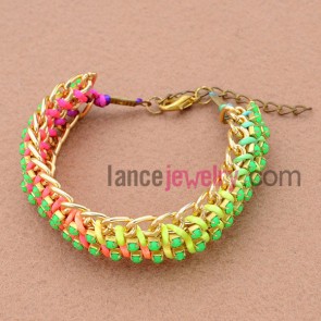 Popular weaving cord decoration bracelet
