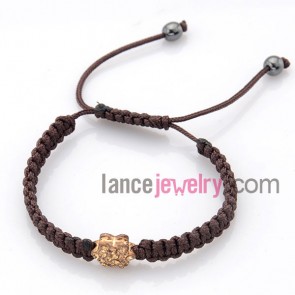 Fashion bracelet with alloy findings