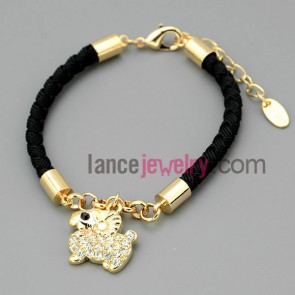 Cute sheep chain link bracelet