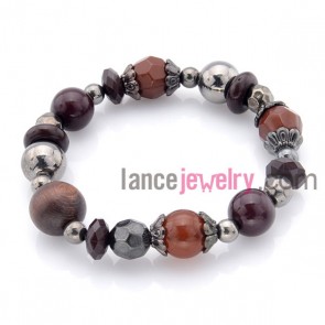 Nice mix color acrylic bead bracelet