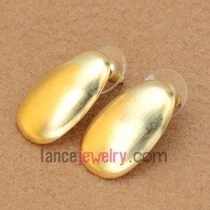 Simple stud earrings decorated zinc alloy with special shape