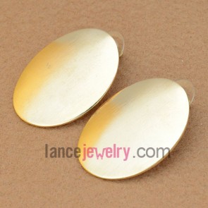 Cute stud earrings decorated zinc alloy with circle model