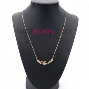 Nice necklace with love model decoration