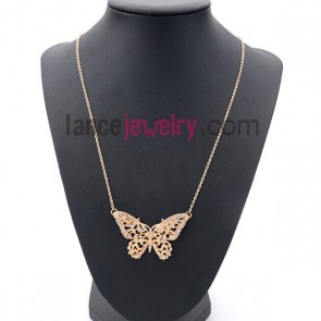 Sweet butterfly model decorated necklace 