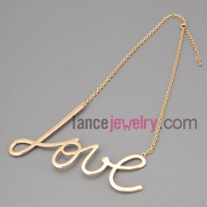 Mysterious monogram necklace