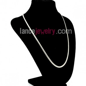 New Silver Stainless Steel Necklace Snake Chain