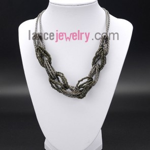 Cool series necklace with anti bronze measles