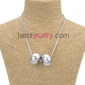 Fashion sweater chain with acrylic beads