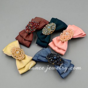 Popular hair clip with bowknot shape design