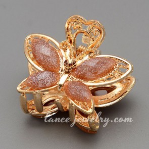Lovely butterfly shape hair claw 