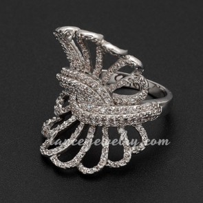 Brass alloy ring with special design