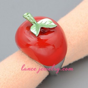 Nice ring with red cherry model