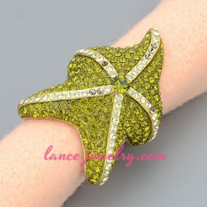 Light green zinc alloy in the starfish model decoration